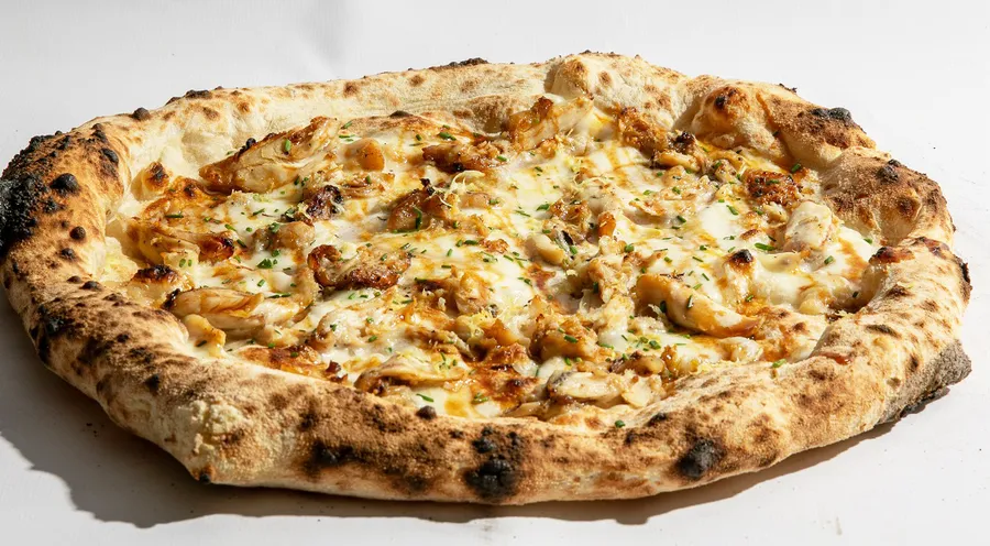 Pizza de alitas de pollo